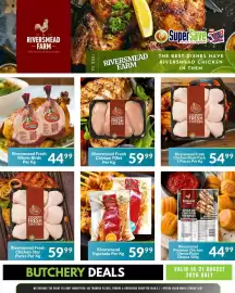 Super Save catalogue Page 30: Riversmead Fresh Whole Birds €44,99, Riversmead Fresh Chicken Braai Pack €54,99