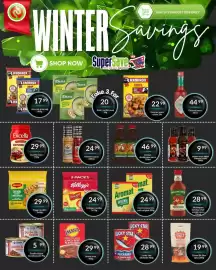 Super Save catalogue Page 35: Crown Six Gun spice €19,99, Kellogg's noodles €24,99