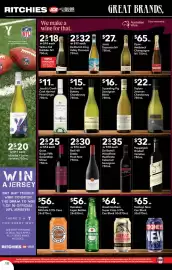 Ritchies catalogue Page 10: Squealing Pig Sauvignon Blanc €16,00, De Bortoli Buttery Chardonnay €15,00
