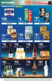 Ritchies catalogue Page 6: Pringles Chips Varieties €3,00, Balter Cerveza Bottles €18,00