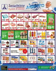 Catálogo Supermercados Santa Helena semana 34 Página 1: Arroz branco catarinão €13,49, Feijão carioca pé vermelho €6,59