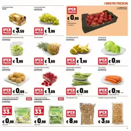 Volantino Iper La Grande Pagina 13: Ananas maturo €1,69, Pomodori Datterino €1,69