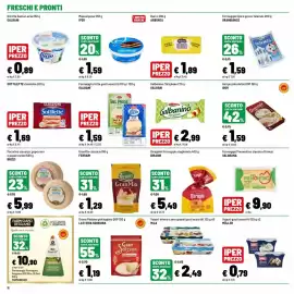 Volantino Iper La Grande Pagina 18: Biraghini formaggio stagionato €5,49, Yogurt intero o zero grassi MILA €2,49