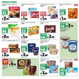 Volantino Iper La Grande Pagina 20: Baci gelato classico €3,45, Patatine Patasnella Frisé Pizzoli €1,99