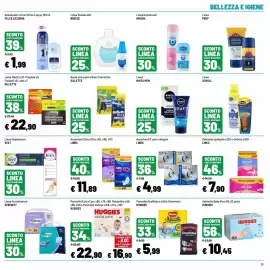 Volantino Iper La Grande Pagina 35: Deodoranti Breeze, Pannolini DryNites o Little Swimmers Huggies €5,99
