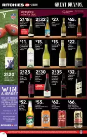 Ritchies catalogue week 34 Page 10: Squealing Pig Sauvignon Blanc €15,00, De Bortoli Buttery Chardonnay €15,00
