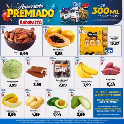 Catálogo Supermercados Andreazza (válido até 19-08)