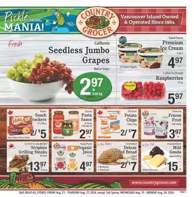 Country Grocer flyer (valid until 27-08)