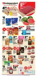 Independent Grocer flyer week 34 Page 1