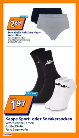 Action Flugblatt woche 34 Seite 13: Sensabelle Nahtlose High Waist-Slips €2,69, Kappa Sport- oder Sneakersocken €1,97