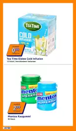 Action Flugblatt woche 34 Seite 16: Mentos Kaugummi €2,99, Tea Time Eistee Cold Infusion €0,89