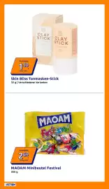 Action Flugblatt woche 34 Seite 19: Skin Bliss Tonmasken-Stick €1,59, MAOAM Minibeutel Festival €2,69