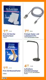 Action Flugblatt woche 34 Seite 22: First Aid Blasenpflaster €1,49, Prologic Daten- und Ladekabel 8-Pin €7,95