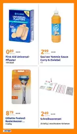 Action Flugblatt woche 34 Seite 32: First Aid Universal Pflaster €0,89, Gillette Fusion5 Rasiermesser... €8,79