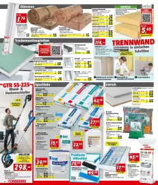 Bauhaus Flugblatt Seite 4: 37,5 PRO Dämmen Holzfaserdämmplatte FLEX 036 30346224 30774223 -Für die Gefachdämmung und