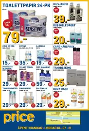 Price Lagerbutikk kundeavis Side 4: Jif Bilsjampo €39,00, Define €35,00