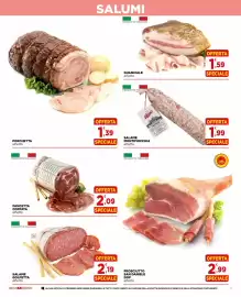Volantino Gran mercato Pagina 3: Prosciutto San Daniele DOP €2,99, Salame Montevecthia Bermis €1,99