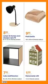 Catalogue Action semaine 34 page 34: Cube multifonction €7,95, Plaid Emilia €9,95