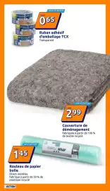 Catalogue Action semaine 34 page 5: TCX Ruban adhésif d'emballage €0,65, Couverture de déménagement €2,99
