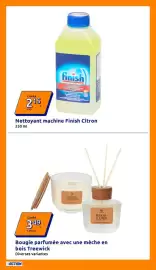 Catalogue Action semaine 34 page 6: Treewick Bougie parfumée €3,49, Finish Nettoyant machine €2,15