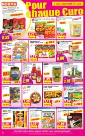 Catalogue Norma semaine 35 page 8: HEINZ Ketchup €2,79, St. Antoine Petits pois extra-fins €1,89