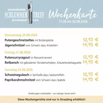 Möbel Wanninger Prospekt (gültig bis 22-08)