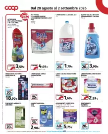 Volantino Coop Pagina 12: Linea igiene orale Parodontax, Carta cucina Asso Ultra Foxy €1,69