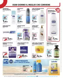 Volantino Coop Pagina 13: Sapone liquido Mil Mil €2,49, Dentifricio Mentadent White Edition €1,65
