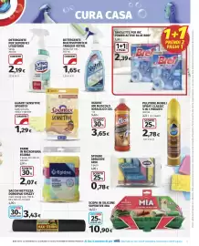 Volantino Coop Pagina 15: Tavolette per wc power active blue bref €2,39, Mr Muscle idraulico gel €3,65