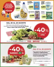 Volantino Coop Pagina 2: Salmone norvegese affumicato €3,85, Yogurt intero bianco €0,80