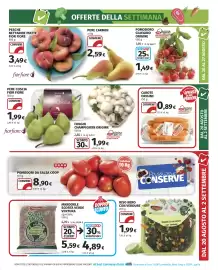 Volantino Coop Pagina 3: Mandorle scorta verde Ventura €4,89, Pomodoro ciliegino origine €1,49