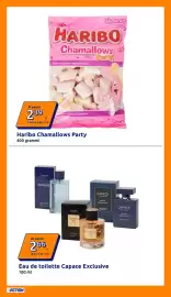 Volantino Action settimana 34 Pagina 22: Haribo Chamallows Party €2,39, Eau de toilette Capace Exclusive €2,66