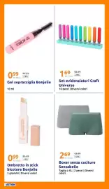 Volantino Action settimana 34 Pagina 28: Gel sopracciglia Bonjolie €0,99, Boxer senza cuciture Sensabelle €2,69