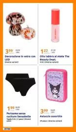 Volantino Action settimana 34 Pagina 29: Astuccio assortito €3,99, Olio labbra al miele The Beauty Dept. €1,22
