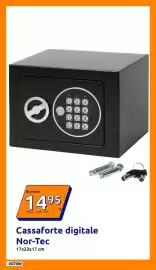 Volantino Action settimana 34 Pagina 3: Cassaforte digitale Nor-Tec €14,95
