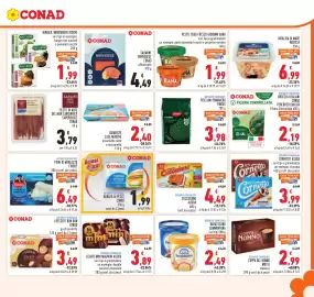 Volantino Conad Pagina 13: Giravolte casa modenaprosciutto cotto e mozzarella €2,40, Salmone norvegese conad €4,49