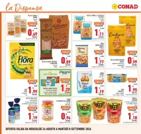Volantino Conad Pagina 14: Cracker Conad Piacersi €1,29, Pasta di semola le specialità De Cecco €1,11