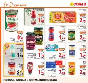 Volantino Conad Pagina 18: Spunti al tonno €2,39, Salsa pronta classica Barilla €1,43