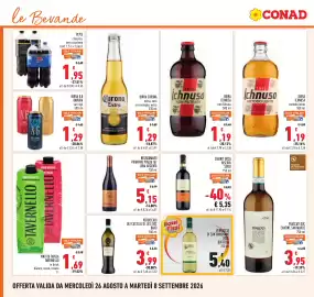 Volantino Conad Pagina 20: Chianti DOCG Riserva Sensi €5,35, Negroamaro Primitivo Puglia IGT Luna Argenta €5,15