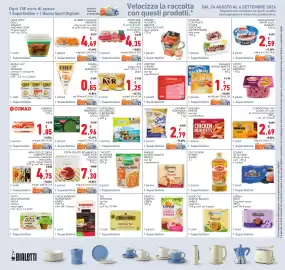 Volantino Conad Pagina 25: I Firmati Rovagnati €1,00, Piadelle Mulino Bianco Barilla €1,00
