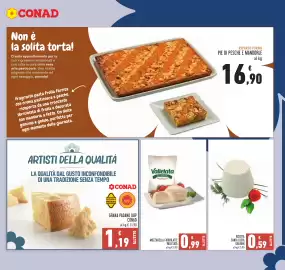 Volantino Conad Pagina 5: Pie di pesche e mandorle €16,90, Grana Padano DOP Conad €1,19