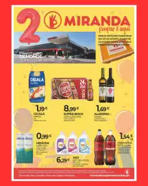 Folheto Miranda Supermercados Página 1: Cigala agulha €1,99, Alandra vinho tinto | branco €1,69