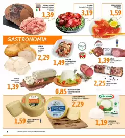 Volantino Madis Pagina 2: Mortadella italiana in cotenna €1,39, B! GOOD Bresaola Punta d'Anca €3,19