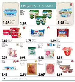 Volantino Madis Pagina 4: Golfera €2,69, Mozzarella senza lattosio Vivibene €0,98