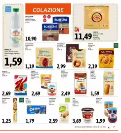 Volantino Madis Pagina 7: Crema Spalmabile alla Nocciola NOVI €3,69, Mulino Bianco Abbracci €2,99