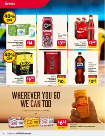 Spar catalogue week 34 Page 6: BSC Energy Drink €3,25, Mother Energy Cans €10,00
