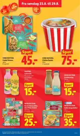 Lidl tilbudsavis uge 35 Side 13: Dybfrost Fylde burgerboller €35,00, Calypso Lemonade €15,00