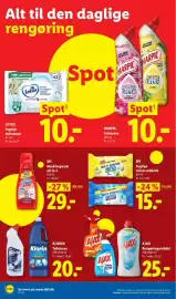 Lidl tilbudsavis uge 35 Side 18: Ajax rengøringsmiddel €25,00, W5 fuktige universalkluder €15,00