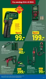 Lidl tilbudsavis uge 35 Side 27: Parkside Multimeterklemme eller stiftmultimeter €99,00