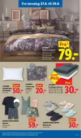 Lidl tilbudsavis uge 35 Side 33: Livarno stræklagen af jersey €30,00, Esmara Men/Esmara Pyjamas €59,00